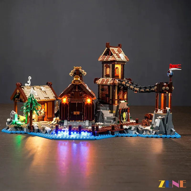 Light Kit for Viking Village Ideas 21343 - DelsBricks Toys & CollectiblesLed Light Kit for LegoDelsBricks Toys & CollectiblesZENE