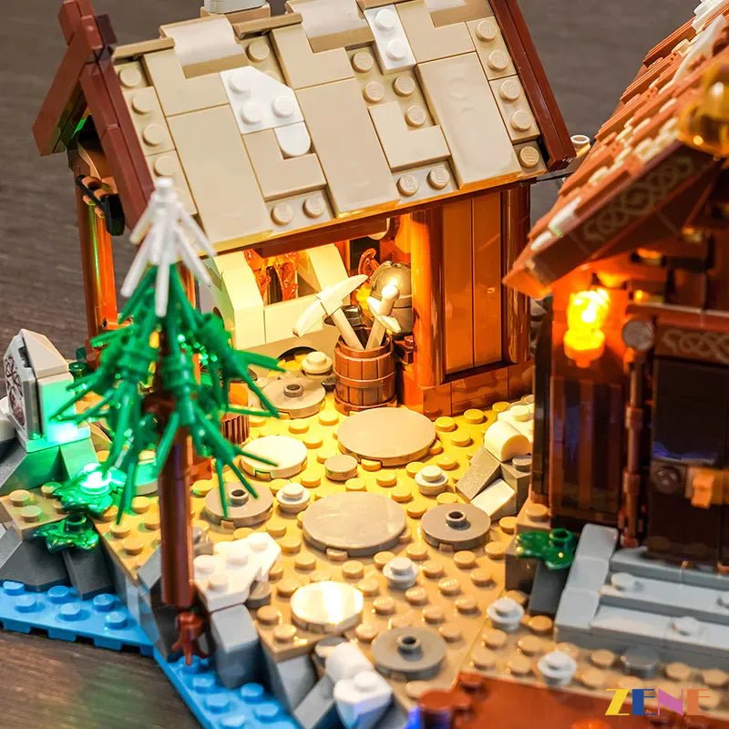 Light Kit for Viking Village Ideas 21343 - DelsBricks Toys & CollectiblesLed Light Kit for LegoDelsBricks Toys & CollectiblesZENE