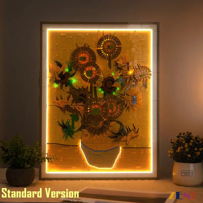 Light Kit for Vincent van Gogh Sunflowers Art 31215 - DelsBricks Toys & CollectiblesLed Light Kit for LEGO ZENE20DelsBricks Toys & CollectiblesZENE