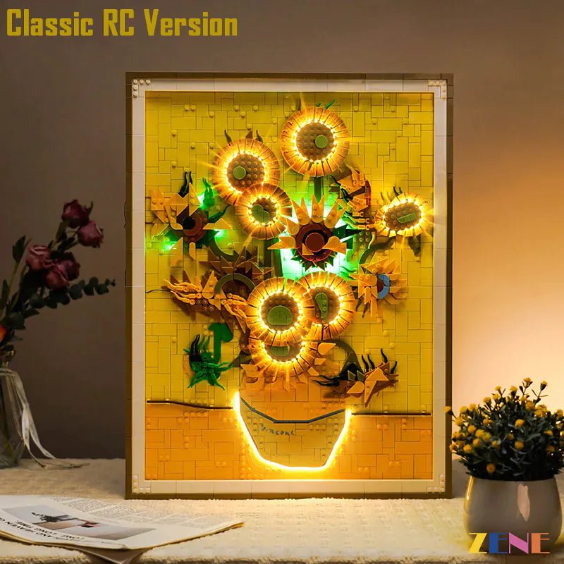 Light Kit for Vincent van Gogh Sunflowers Art 31215 - DelsBricks Toys & CollectiblesLed Light Kit for LEGO ZENE20DelsBricks Toys & CollectiblesZENE
