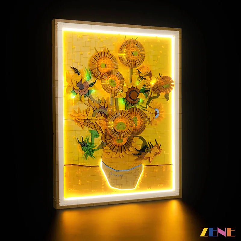 Light Kit for Vincent van Gogh Sunflowers Art 31215 - DelsBricks Toys & CollectiblesLed Light Kit for LEGO ZENE20DelsBricks Toys & CollectiblesZENE