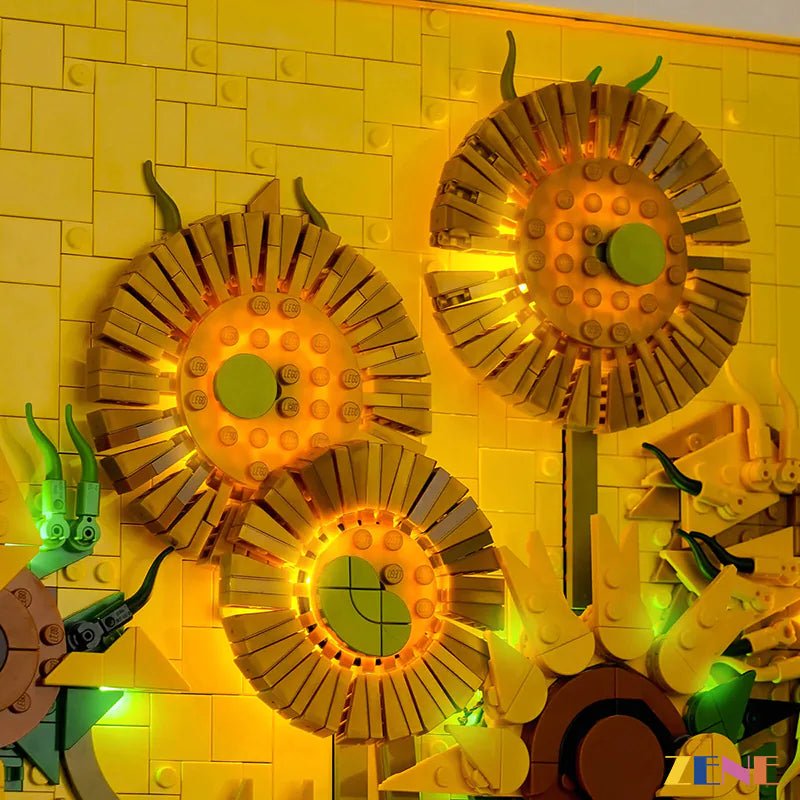 Light Kit for Vincent van Gogh Sunflowers Art 31215 - DelsBricks Toys & CollectiblesLed Light Kit for LEGO ZENE20DelsBricks Toys & CollectiblesZENE