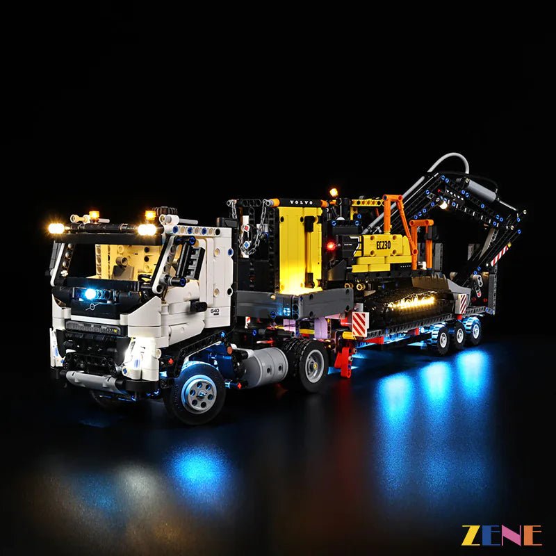 Light Kit for Volvo FMX Truck & EC230 Electric Excavator 42175 - DelsBricks Toys & CollectiblesLed Light Kit for LegoDelsBricks Toys & CollectiblesZENE