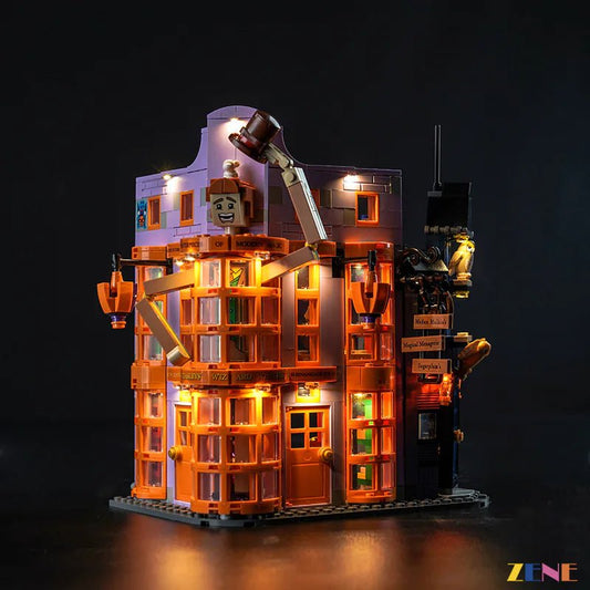 Light Kit for Weasleys' Wizard Wheezes Diagon Alley 76422 - DelsBricks Toys & CollectiblesLed Light Kit for LegoDelsBricks Toys & CollectiblesZENE