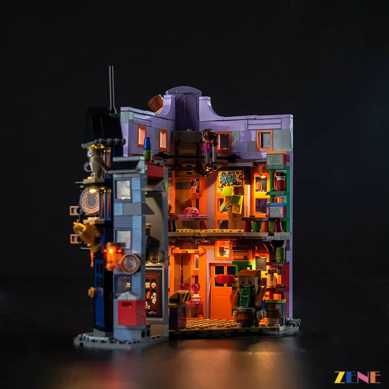 Light Kit for Weasleys' Wizard Wheezes Diagon Alley 76422 - DelsBricks Toys & CollectiblesLed Light Kit for LegoDelsBricks Toys & CollectiblesZENE