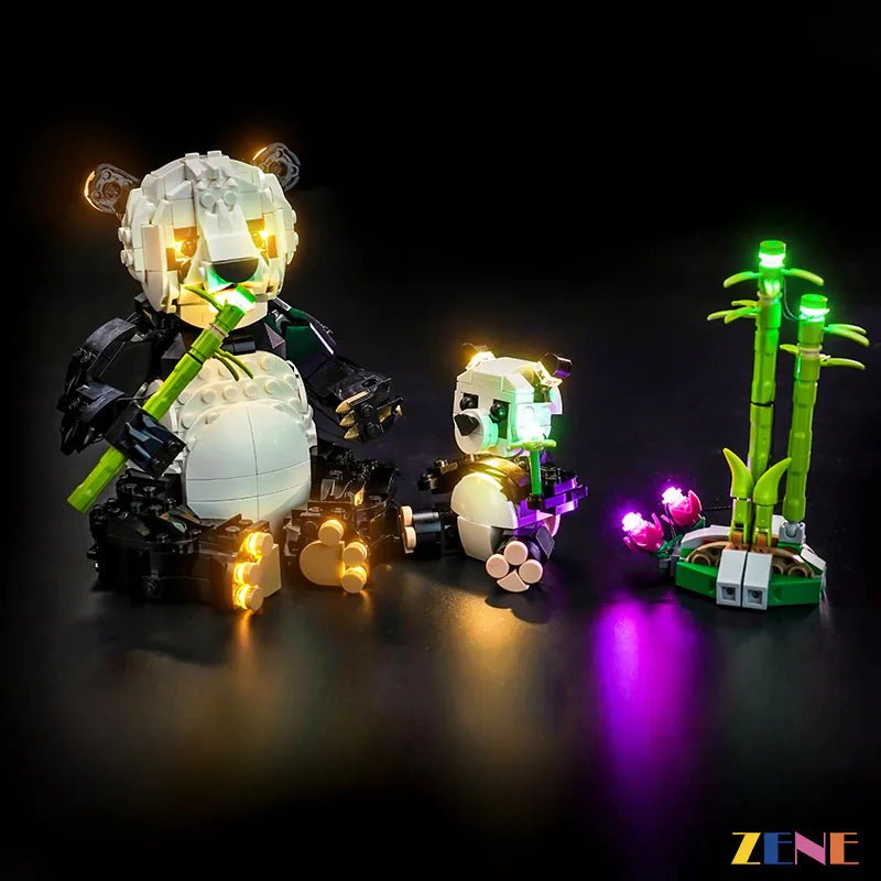 Light Kit for Wild Animals Panda Family 31165 - DelsBricks Toys & CollectiblesLed Light Kit for LEGO ZENE20DelsBricks Toys & CollectiblesZENE