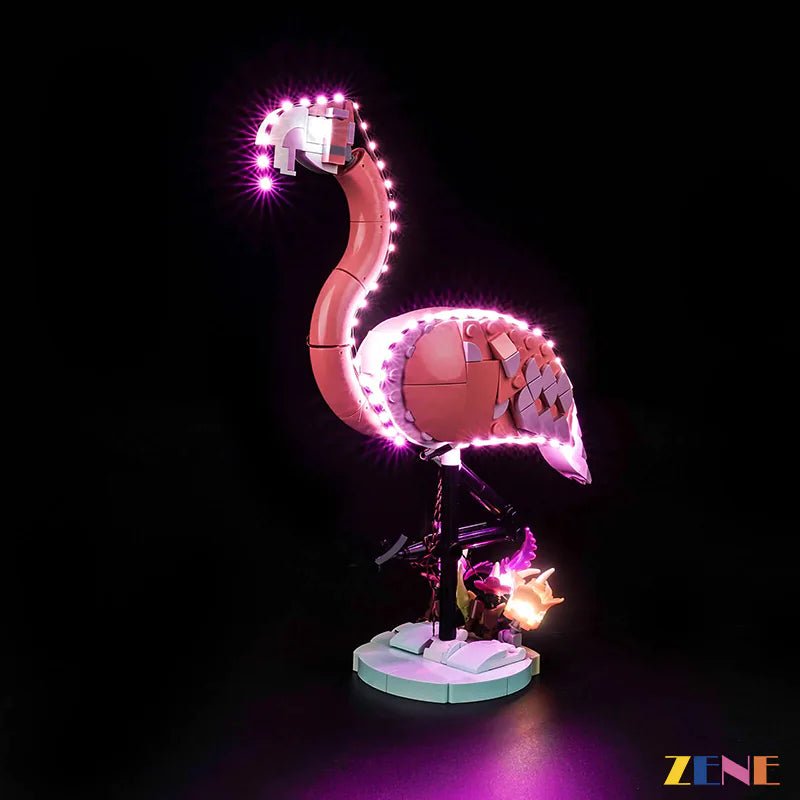 Light Kit for Wild Animals: Pink Flamingo 31170 - DelsBricks Toys & CollectiblesLed Light Kit for LEGO ZENE20DelsBricks Toys & CollectiblesZENE