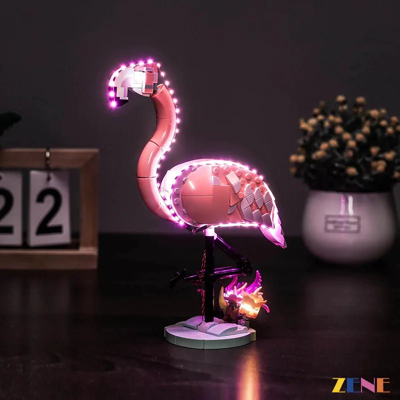 Light Kit for Wild Animals: Pink Flamingo 31170 - DelsBricks Toys & CollectiblesLed Light Kit for LEGO ZENE20DelsBricks Toys & CollectiblesZENE