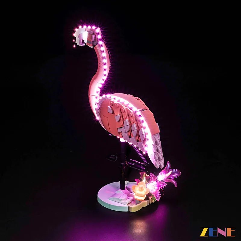 Light Kit for Wild Animals: Pink Flamingo 31170 - DelsBricks Toys & CollectiblesLed Light Kit for LEGO ZENE20DelsBricks Toys & CollectiblesZENE