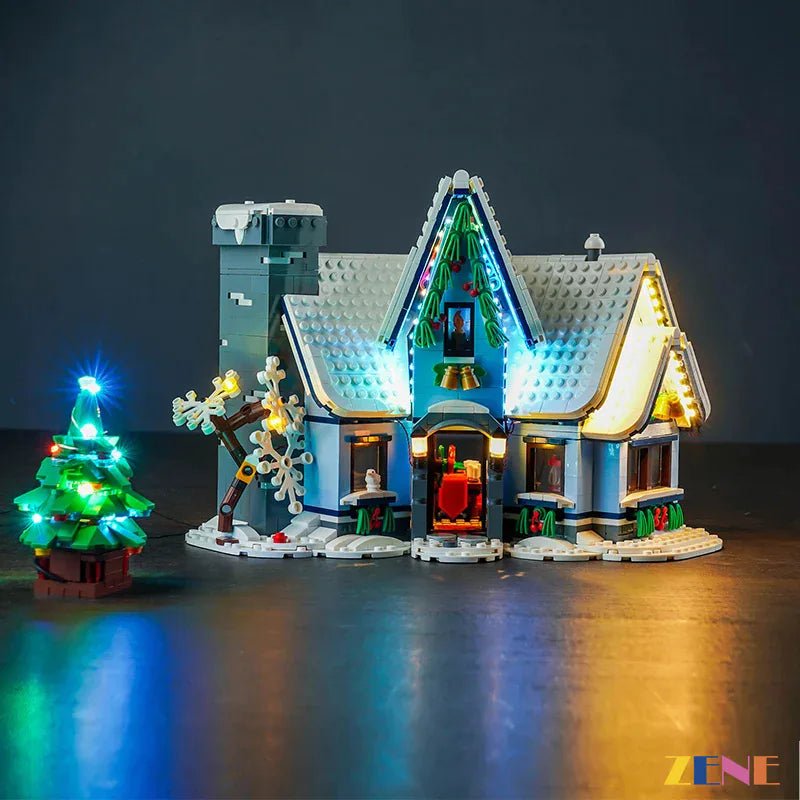 Light Kit for Winter Village Santa’s Visit 10293 - DelsBricks Toys & CollectiblesLed Light Kit for LegoDelsBricks Toys & CollectiblesZENE