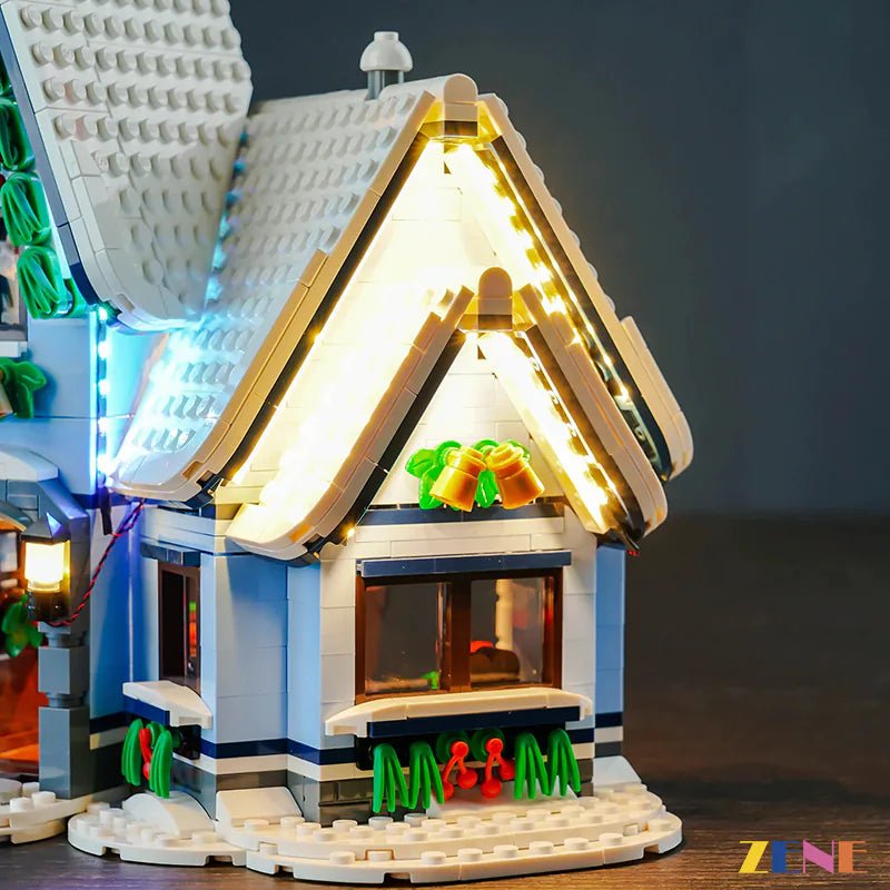 Light Kit for Winter Village Santa’s Visit 10293 - DelsBricks Toys & CollectiblesLed Light Kit for LegoDelsBricks Toys & CollectiblesZENE