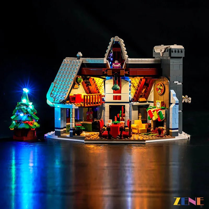 Light Kit for Winter Village Santa’s Visit 10293 - DelsBricks Toys & CollectiblesLed Light Kit for LegoDelsBricks Toys & CollectiblesZENE