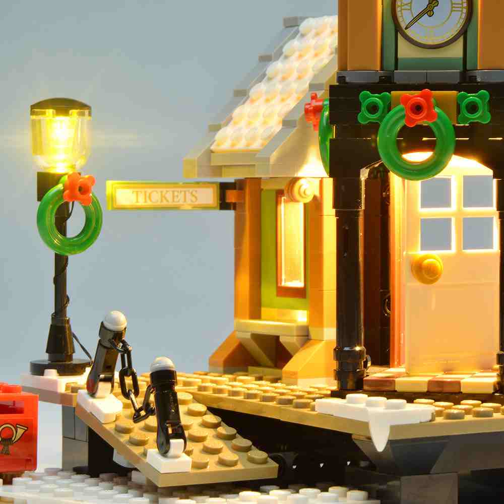 Light Kit for Winter Village Station 10259 - DelsBricks Toys & CollectiblesLed Light Kit for LegoDelsBricks Toys & CollectiblesZENE