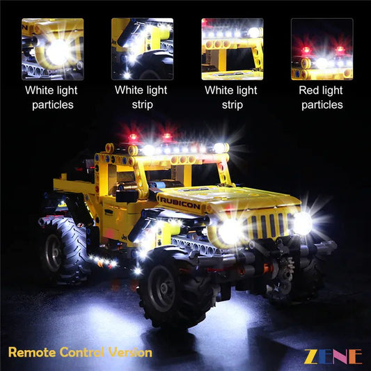 Light Kit for Wrangler Jeep 42122 - DelsBricks Toys & CollectiblesLed Light Kit for LegoDelsBricks Toys & CollectiblesZENE