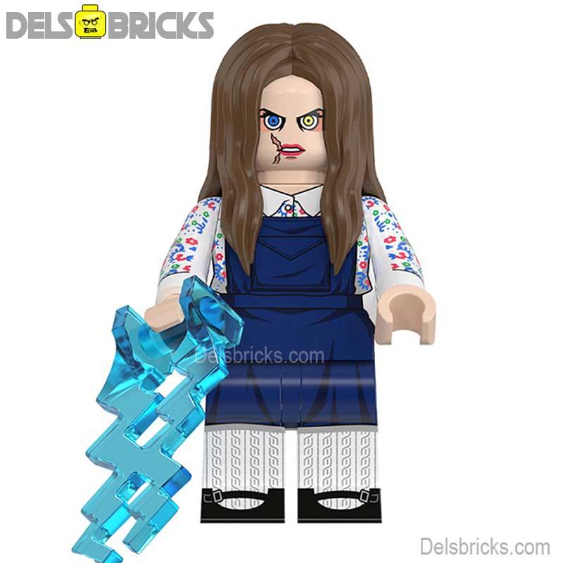 Lilly D'Abo Lego Late Night With the Devil Horror Movie Minifigures Custom Toys - DelsBricks MinifiguresLego Horror MinifiguresDelsBricks MinifiguresDelsbricks.com