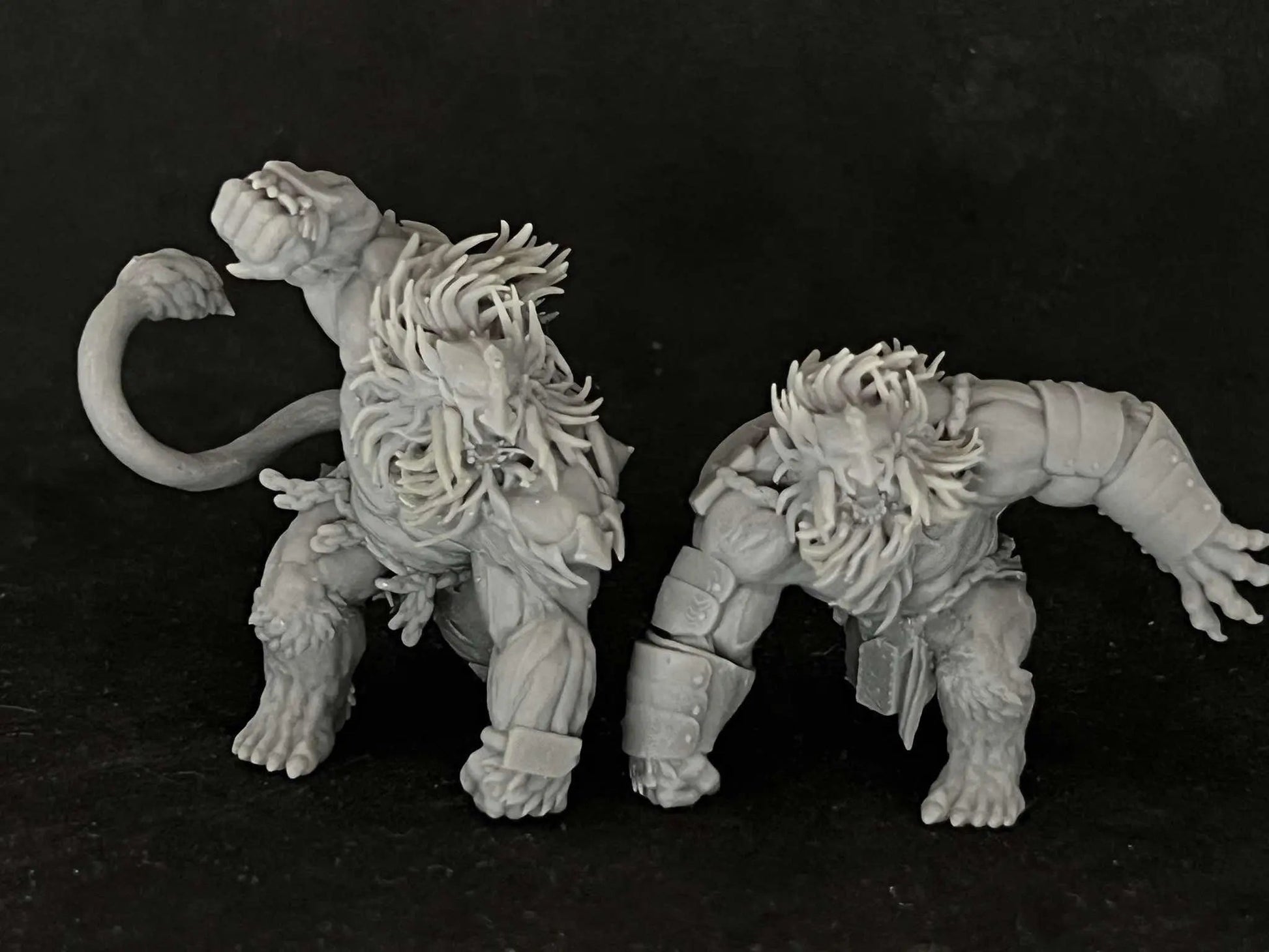 Lions of Habibi by Papsikels Miniature, 45mm Miniature, 32mm Heroic Scale, War Gaming, Proxy, Trench Crusade, Tabletop gaming - DelsBricks Toys & CollectiblesResin Printed MiniatureDelsBricks Toys & CollectiblesMega Diamonds & Schwartzreiter Mini Forge