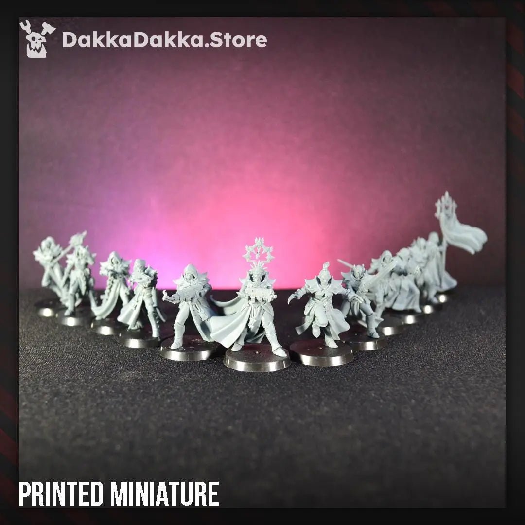 Liquidation Team of Ordine Vendetta by DakkaDakka 28/32mm Heroic Scale Miniature, 32mm tall, 12 Units, Proxy, Grimdark, Sci - Fi, OPR - DelsBricks Toys & CollectiblesResin Printed MiniatureDelsBricks Toys & CollectiblesMega Diamonds & Schwartzreiter Mini Forge