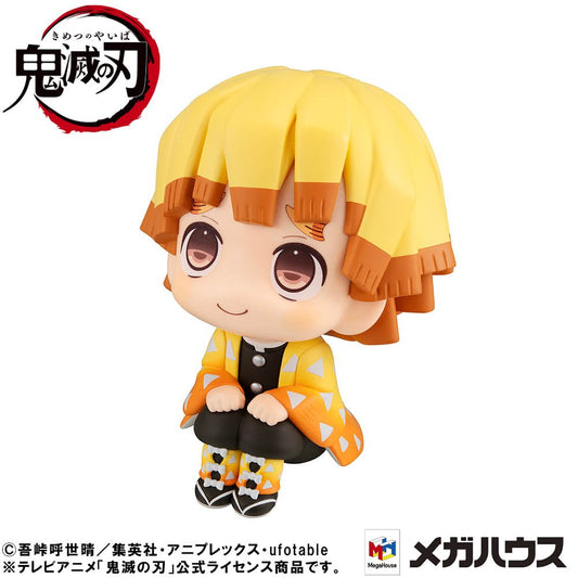 Lookup Demon Slayer Zenitsu Agatsuma Smile Ver. - Kimetsu no Yaiba Sitting Figure - DelsBricks Toys & CollectiblesFigureDelsBricks Toys & CollectiblesSuper Anime Store