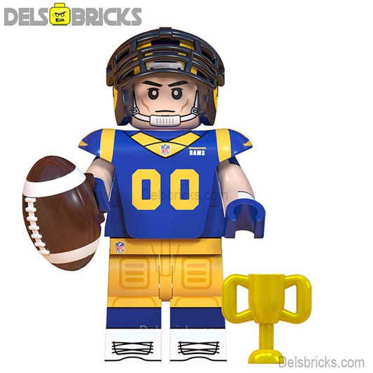 Los Angeles Rams NFL Football Teams Lego Minifigures Custom Toys - DelsBricks MinifiguresMinifiguresDelsBricks MinifiguresDelsbricks