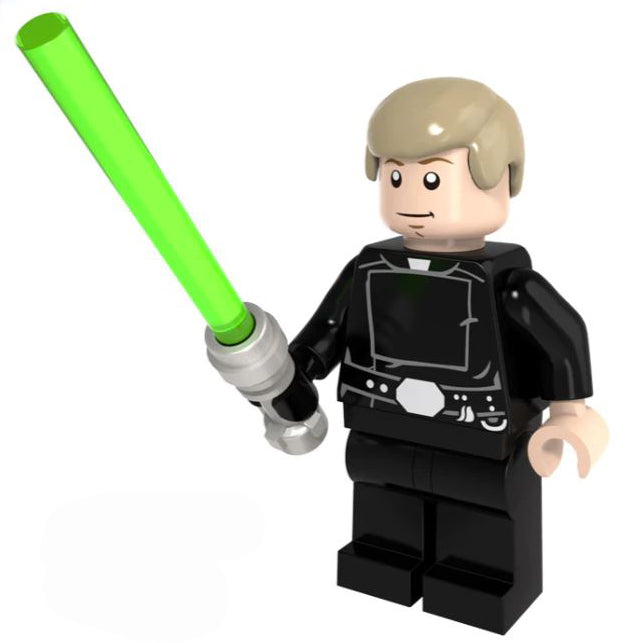 Luke Skywalker Jedi Master Lego Star Wars Minifigures Delsbricks.com   