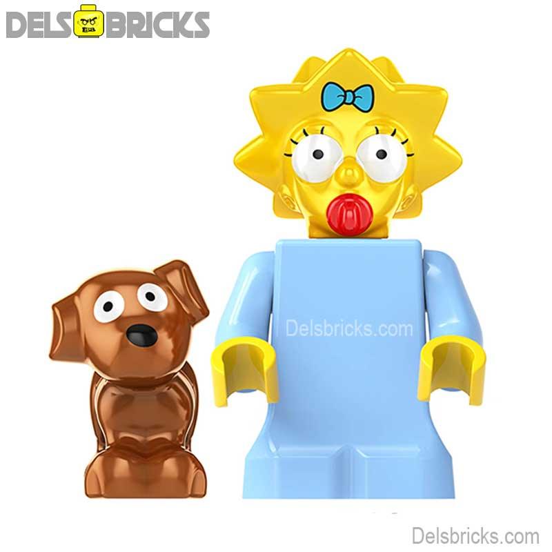 Maggie Simpson | The Simpsons Lego Minifigures Custom toys - DelsBricks MinifiguresMinifiguresDelsBricks MinifiguresDelsbricks