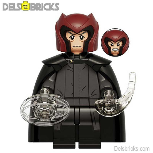 Magneto From X - Men FOX Movies Lego Minifigures custom toys - DelsBricks MinifiguresMinifiguresDelsBricks MinifiguresDelsbricks