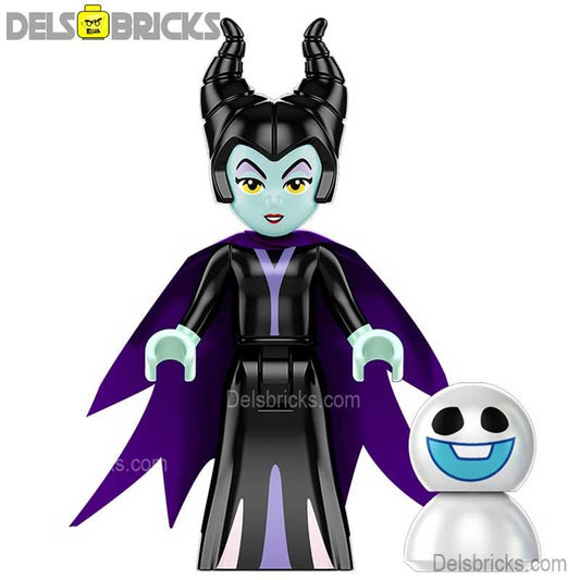 Malefocent Sleeping Beauty Disney Lego Minifigures custom toys - DelsBricks MinifiguresMinifiguresDelsBricks MinifiguresDelsbricks