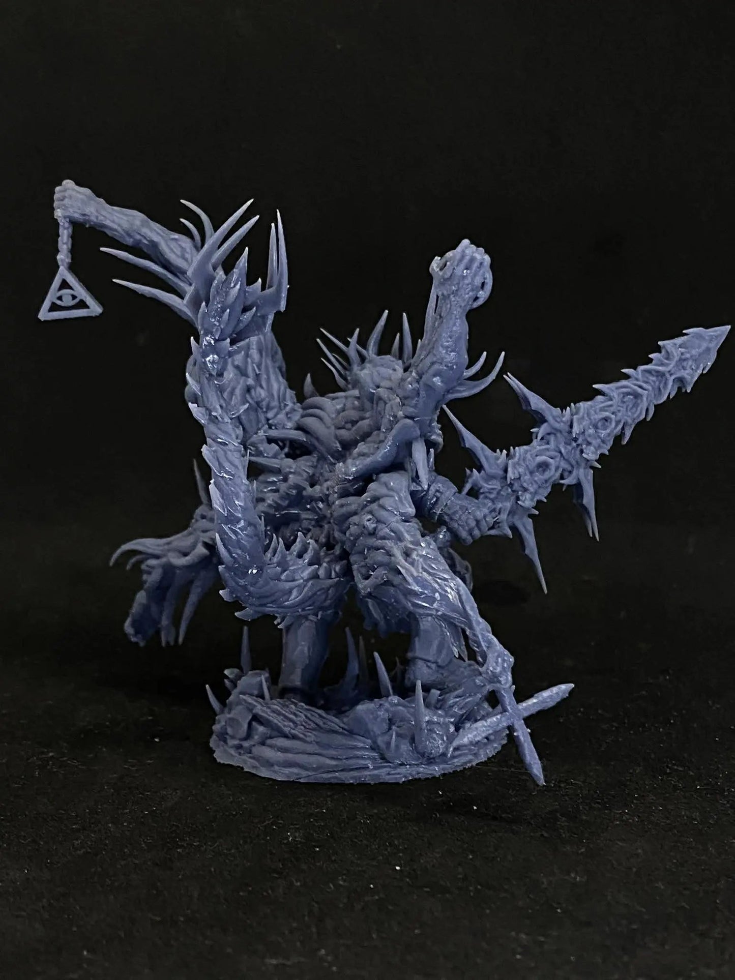 Mangkanur Praetor of Immorality - 100mm Resin Printed Grimdark Mini by Papsikels - DelsBricks Toys & CollectiblesResin Printed MiniatureDelsBricks Toys & CollectiblesMega Diamonds & Schwartzreiter Mini Forge