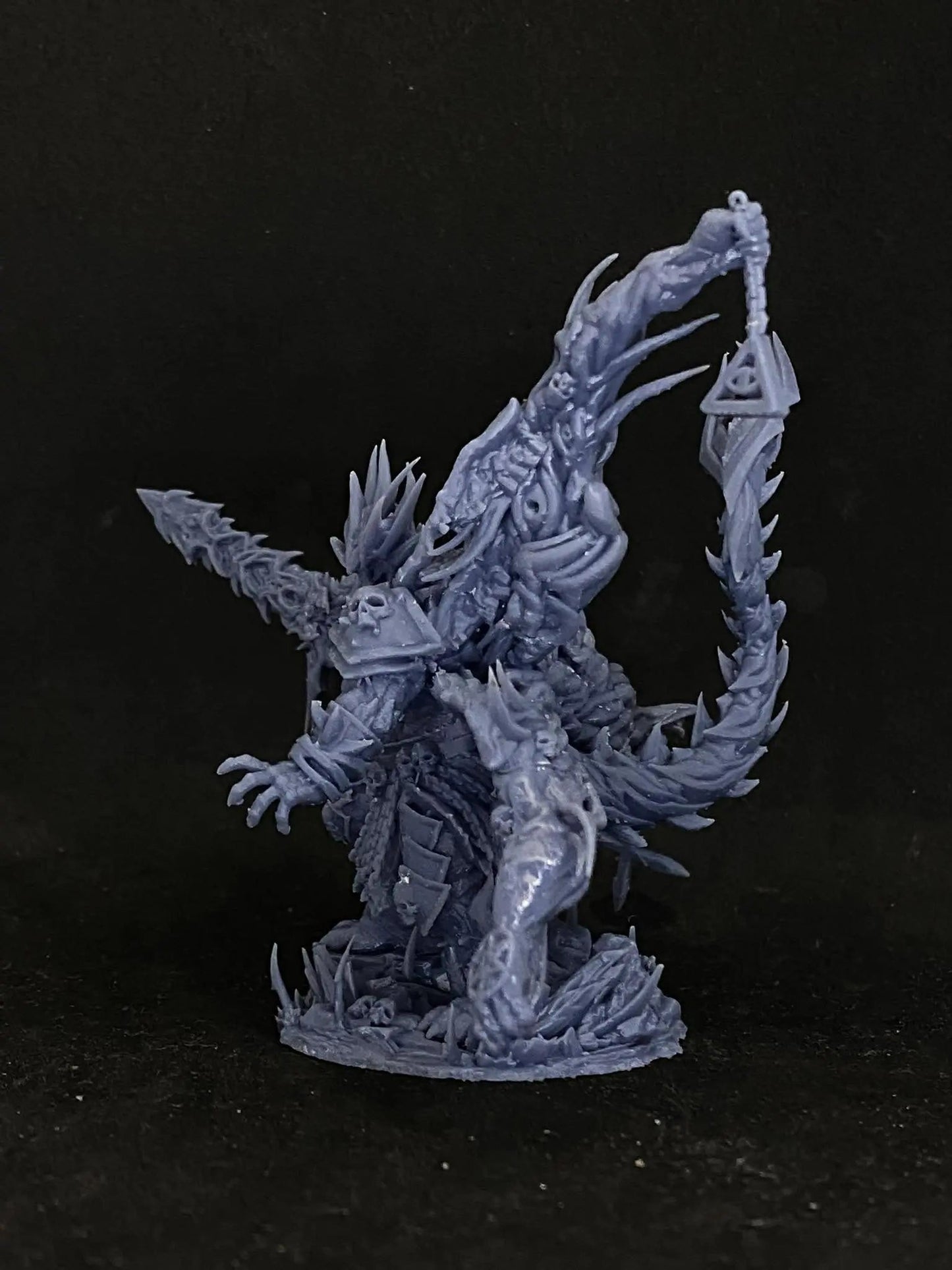 Mangkanur Praetor of Immorality - 100mm Resin Printed Grimdark Mini by Papsikels - DelsBricks Toys & CollectiblesResin Printed MiniatureDelsBricks Toys & CollectiblesMega Diamonds & Schwartzreiter Mini Forge
