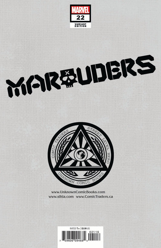Marauders 22 Unknown Comics Stephen Segovia Exclusive Var (07/21/2021) - DelsBricks Toys & CollectiblesCOMIC BOOK EXCLUSIVEDelsBricks Toys & CollectiblesUnknown Comic Books