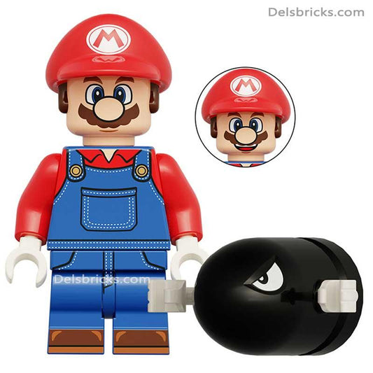 Mario Brothers from Super Mario Lego Minifigures Custom Toys 1 - DelsBricks MinifiguresMinifiguresDelsBricks MinifiguresDelsbricks