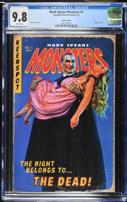 MARK SPEARS MONSTERS 1 5th Print Cvr A Horror of Dracula CGC 9.8 - DelsBricks Toys & CollectiblesCollectibles:Comic Books & Memorabilia:Comics:Comics & Graphic NovelsDelsBricks Toys & Collectibles412 Comics