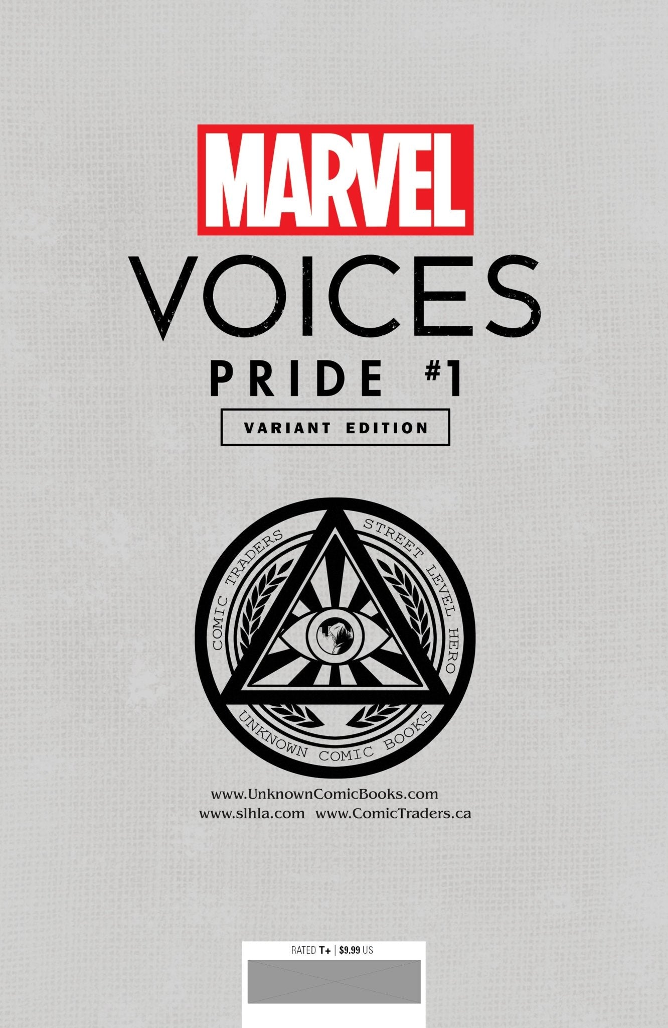 Marvels Voices Pride 1 Unknown Comics Tyler Kirkham Exclusive Var (06/23/2021) - DelsBricks Toys & CollectiblesCOMIC BOOK EXCLUSIVEDelsBricks Toys & CollectiblesUnknown Comic Books