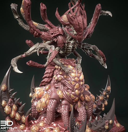 Matriarch (Birthing) by 3DArtGuy 32mm scale, 50mm or 100mm, Miniature War Gaming Figure - DelsBricks Toys & CollectiblesResin Printed MiniatureDelsBricks Toys & CollectiblesMega Diamonds & Schwartzreiter Mini Forge