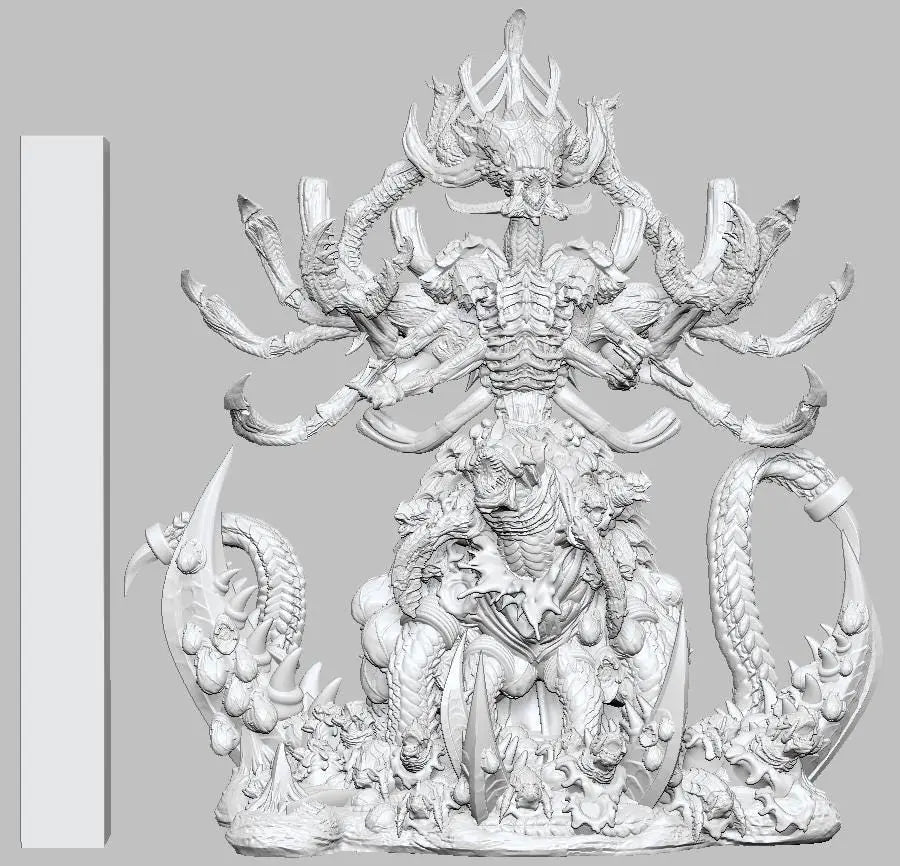 Matriarch (Birthing) by 3DArtGuy 32mm scale, 50mm or 100mm, Miniature War Gaming Figure - DelsBricks Toys & CollectiblesResin Printed MiniatureDelsBricks Toys & CollectiblesMega Diamonds & Schwartzreiter Mini Forge