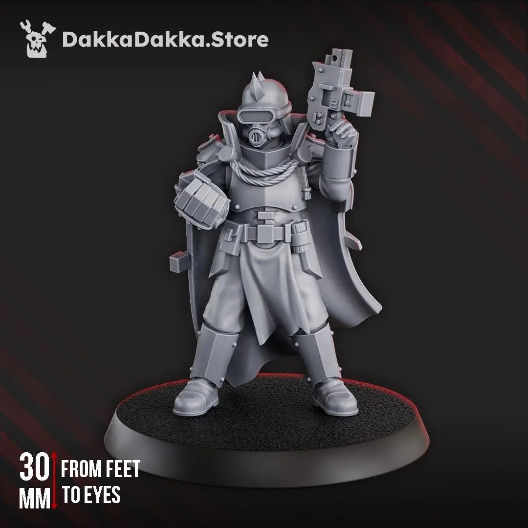 Maverick Cultists Commander by DakkaDakka 28mm Heroic Scale Miniature, 30mm tall, Proxy, Warcells, Sci - Fi, OPR, Trench Crusade - DelsBricks Toys & CollectiblesResin Printed MiniatureDelsBricks Toys & CollectiblesMega Diamonds & Schwartzreiter Mini Forge