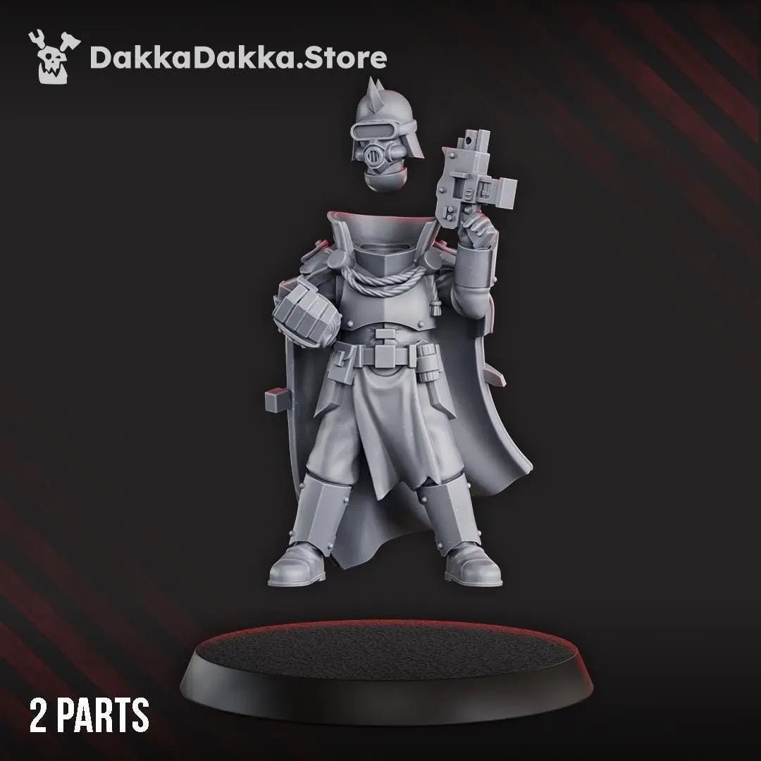 Maverick Cultists Commander by DakkaDakka 28mm Heroic Scale Miniature, 30mm tall, Proxy, Warcells, Sci - Fi, OPR, Trench Crusade - DelsBricks Toys & CollectiblesResin Printed MiniatureDelsBricks Toys & CollectiblesMega Diamonds & Schwartzreiter Mini Forge