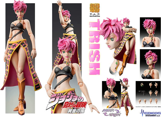 MediCos JoJo’s Bizarre Adventure Part 5: Chozo Kado Trish UNA Super Action Statue Figure - DelsBricks Toys & CollectiblesFiguresDelsBricks Toys & CollectiblesSuper Anime Store