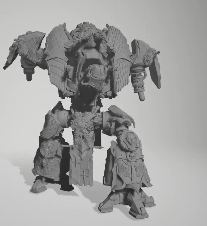 Medieval Mech Knight by 3DArtGuy 32mm scale, 50, 180mm, Miniature War Gaming Figure - DelsBricks Toys & CollectiblesResin Printed MiniatureDelsBricks Toys & CollectiblesMega Diamonds & Schwartzreiter Mini Forge