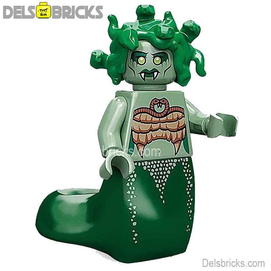 Medusa Greek Mythos Goddess Horror movie Lego Minifigures custom toys 1 - DelsBricks MinifiguresLego Horror MinifiguresDelsBricks MinifiguresDelsbricks.com