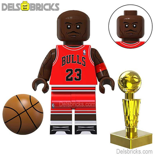 Michael Jordan Lego Minifigures Custom Toys Sports Icons NBA 3 - DelsBricks MinifiguresMinifiguresDelsBricks MinifiguresDelsbricks