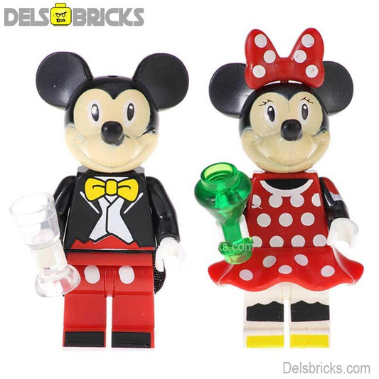 Mickey & Minnie Mouse Minifigures - DelsBricks MinifiguresMinifiguresDelsBricks MinifiguresDelsbricks