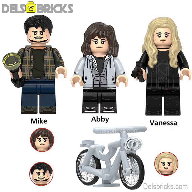 Mike, Vanessa & Abbey Five Nights At Freddys Lego Minifigures custom toys - DelsBricks MinifiguresLego Horror MinifiguresDelsBricks MinifiguresDelsbricks.com
