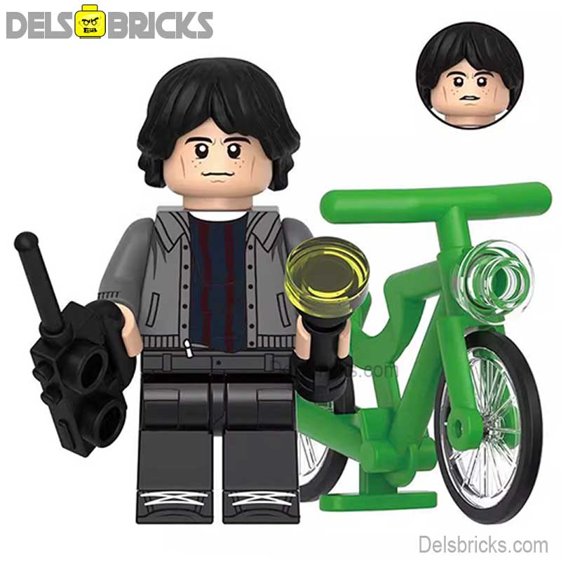 Mike Wheeler Stranger Things Lego Minifigures Custom Toys - DelsBricks MinifiguresMinifiguresDelsBricks MinifiguresDelsbricks
