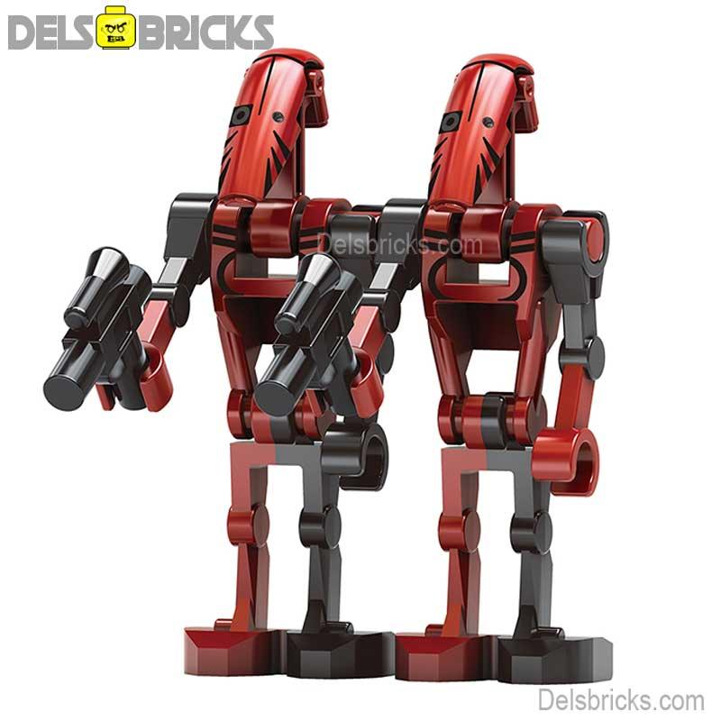 Mister bones Battle Droids set of 2 Star Wars Lego Minifigures Custom Toys NEW - DelsBricks MinifiguresLego Star Wars MinifiguresDelsBricks MinifiguresDelsbricks.com
