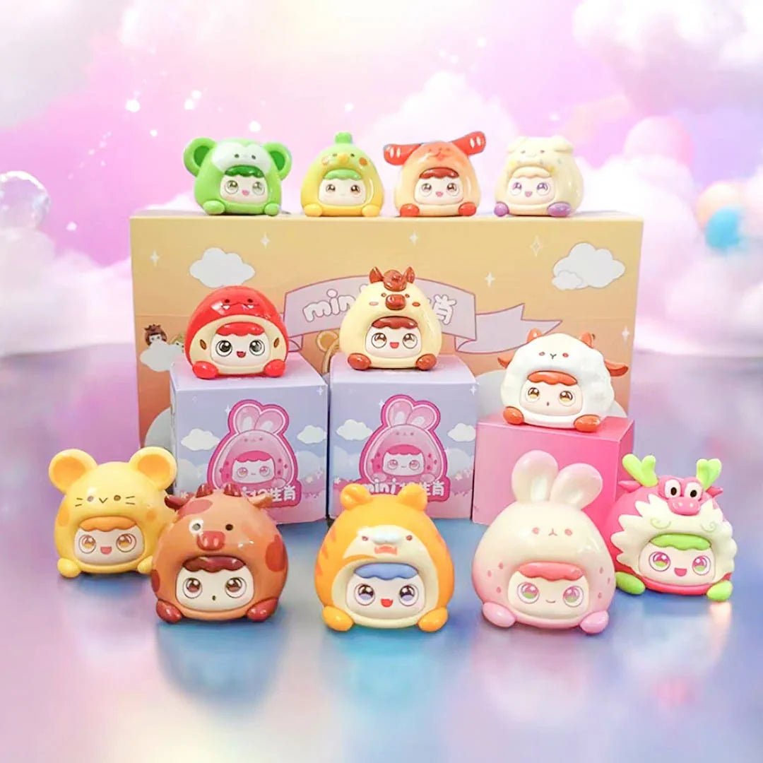 MJ Studio: 12 Zodiac Mini Cuties Series - 1 Blind Box - DelsBricks Toys & CollectiblesBlind Box FigureDelsBricks Toys & CollectiblesShumi Toys & Gifts