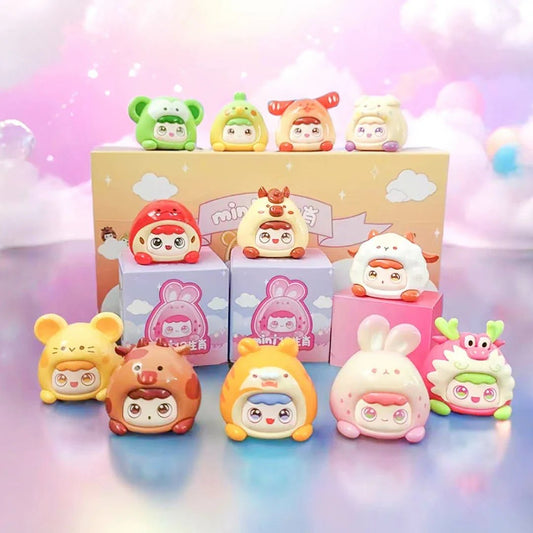 MJ Studio: 12 Zodiac Mini Cuties Series - 1 Blind Box - DelsBricks Toys & CollectiblesBlind Box FigureDelsBricks Toys & CollectiblesShumi Toys & Gifts