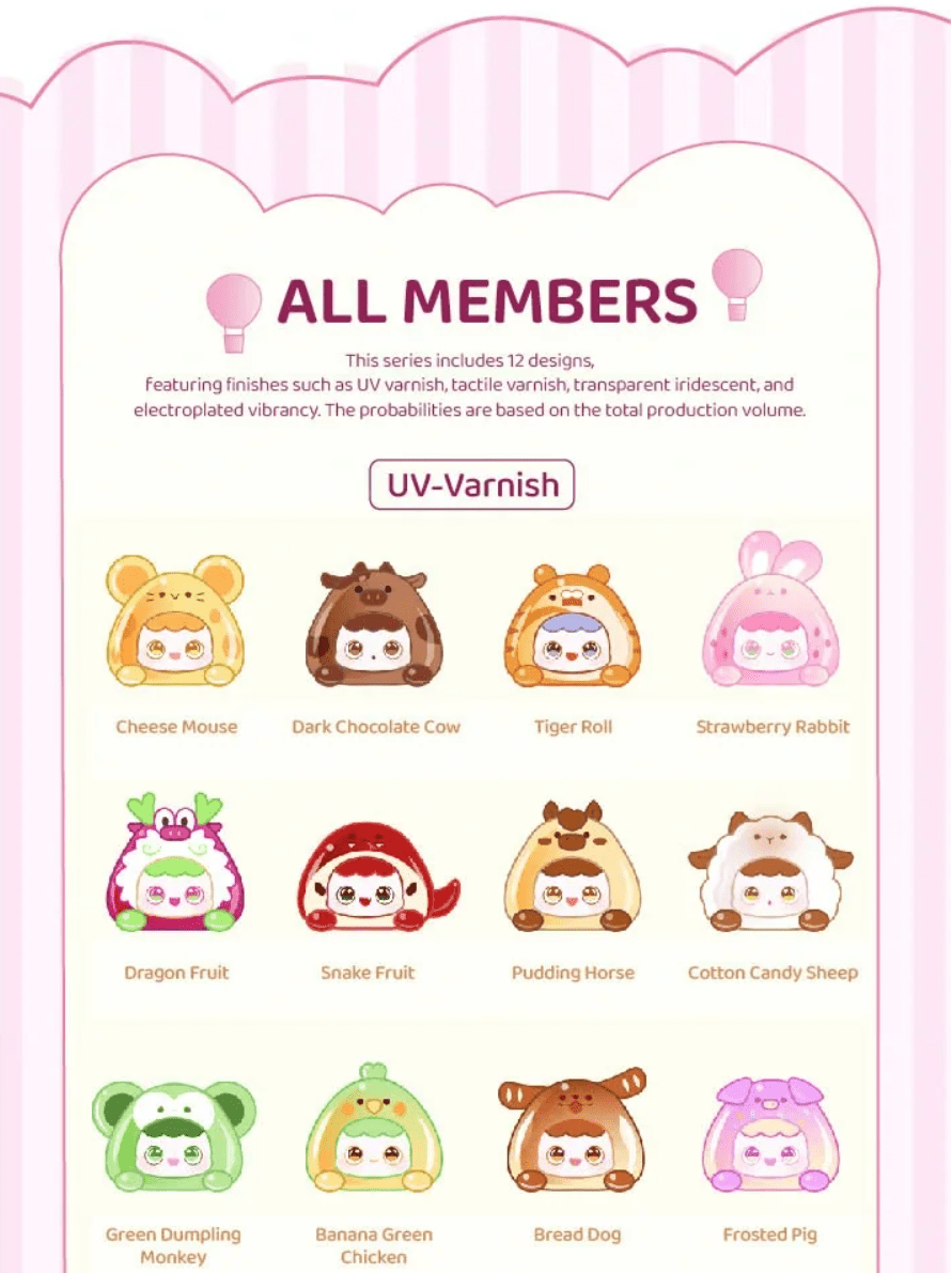 MJ Studio: 12 Zodiac Mini Cuties Series - 1 Blind Box - DelsBricks Toys & CollectiblesBlind Box FigureDelsBricks Toys & CollectiblesShumi Toys & Gifts
