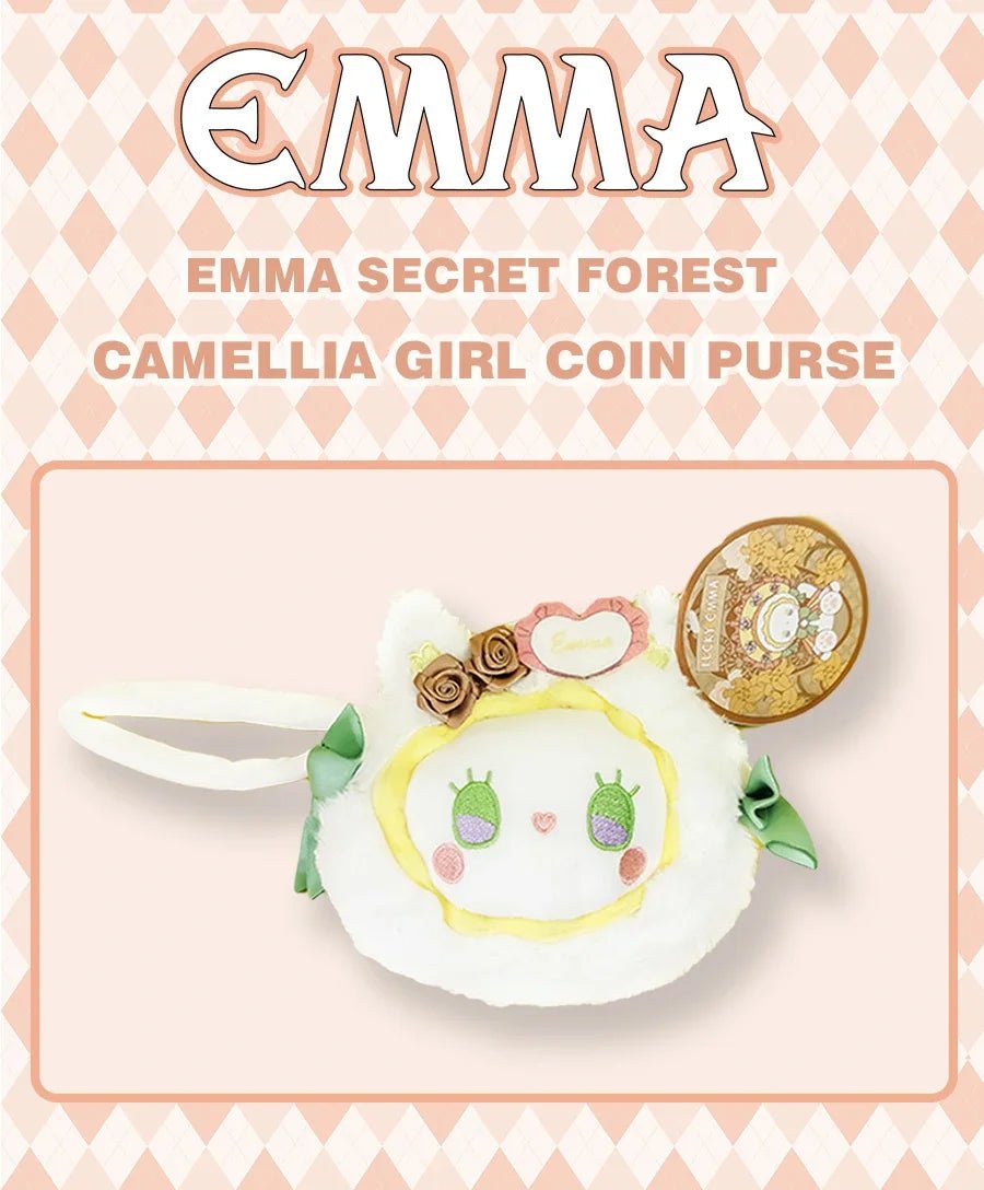 MJ Studio: Emma The Lady of Camellias Plush Toy Coin Purse - DelsBricks Toys & CollectiblesPlushDelsBricks Toys & CollectiblesShumi Toys & Gifts