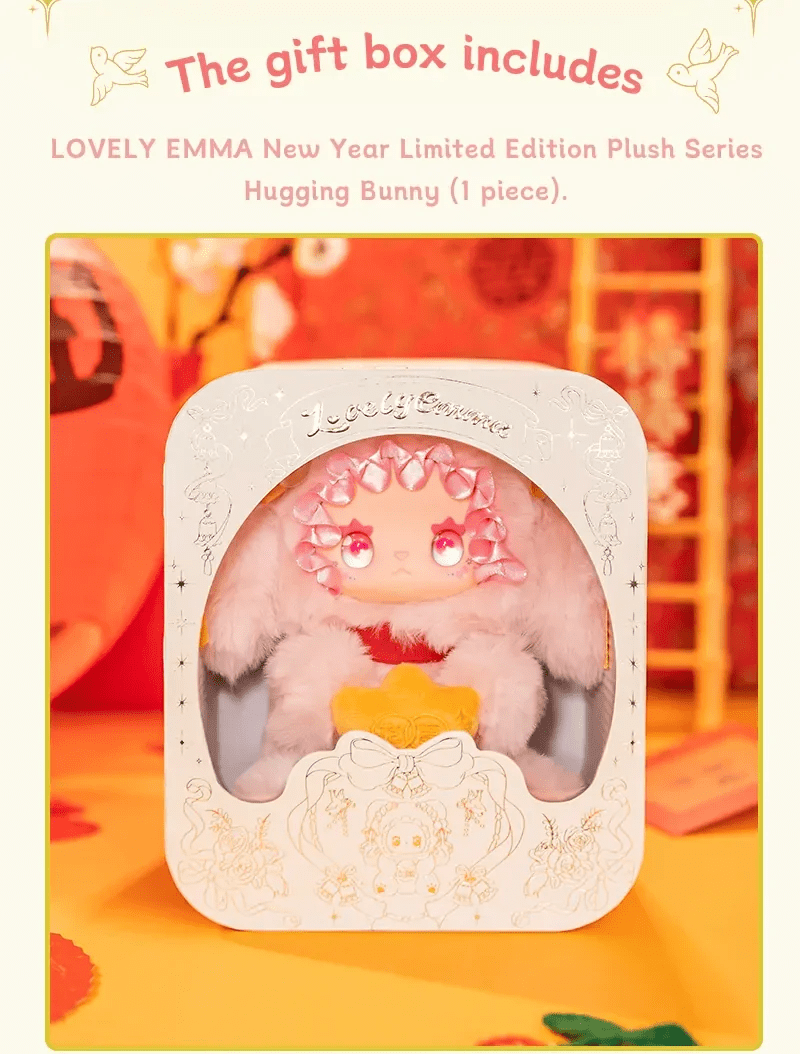 MJ Studio: Lovely Emma Chinese New Year Limited Edition Rabbit Plush - DelsBricks Toys & CollectiblesPlushDelsBricks Toys & CollectiblesShumi Toys & Gifts